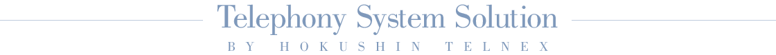 Telephony System Solution BY HOKUSHIN TELNEX